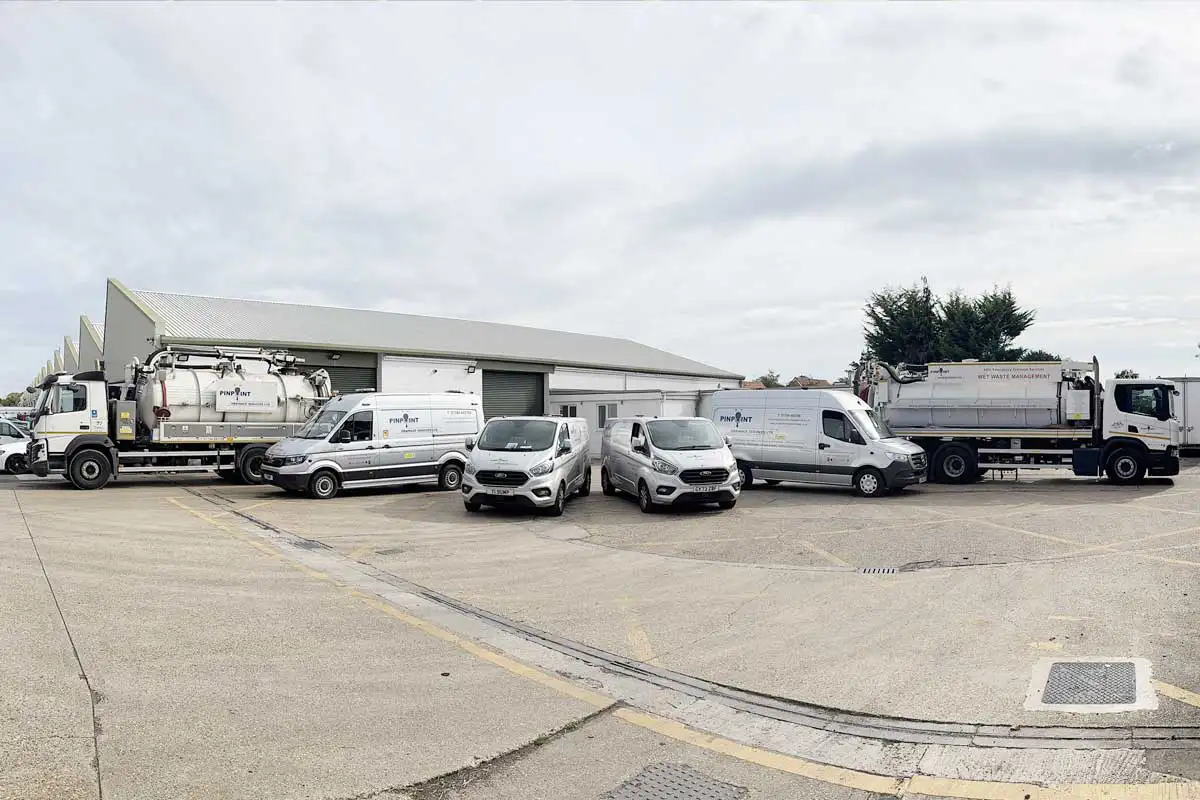 Pinpoint Fleet of vehicles at Ashford headquarters