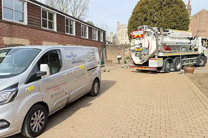 On-site drainage and liquid waste management by Pinpoint Drainage Services.