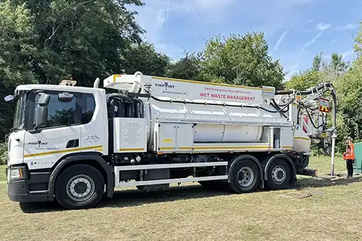 Pinpoint vacuum tanker