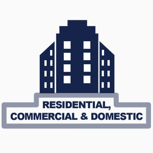 Residential, commercial and domestic 
